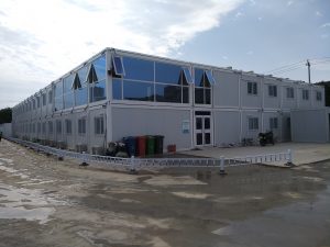 天恒集團建筑項目指揮部建設案例實拍